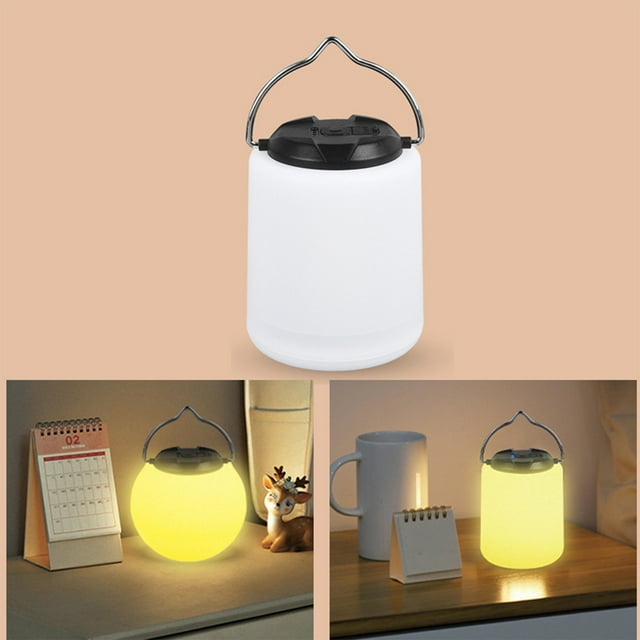 Lámpara LED recargable para acampar - 1000 lúmenes, 5 horas de autonomía, impermeable IPX44, carga tipo C, luz portátil de emergencia exterior para tienda de campaña y hogar