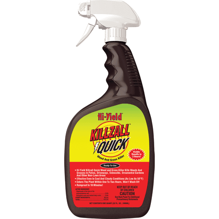 Hi-Yield Killzall Quick Weed & Grass Killer - Pack of 12 — Residential Use, Standard Application