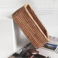 thumbnail image 4 of Rectangular Wicker Basket for Fruit, Tea, Snacks, Bread, Picnic, Cosmetics, and Kitchen Storage Handwoven with Natural Rattan Material, 4 of 5