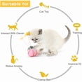 thumbnail image 3 of Juguete rosa para gatos, juguete interactivo, juguete interactivo para gatitos, juguete para gatos domésticos, juguete interactivo con plumas para gatos, juguete interactivo para gatos, 3 of 5