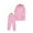 Pink, variant on Godderr 12M-13Y Kids Toddler Baby 2Pcs Hoodie Sweatshirt Outfits for boys girls Solid color Cotton long sleeve long pants Spring Autumn Outfits Jackets