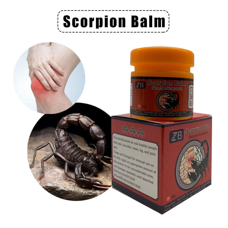 Chinese Medicine Rheumatism Ointment Scorpion Venom Analgesic Cream Arthritis Balm for Joint/Muscle/Back Pain Relief New