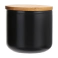 thumbnail image 1 of Ceramic Tea Can Sealing Tea Canister Kitchen Grains Sealed Jar with Bamboo Cover, 1 of 8