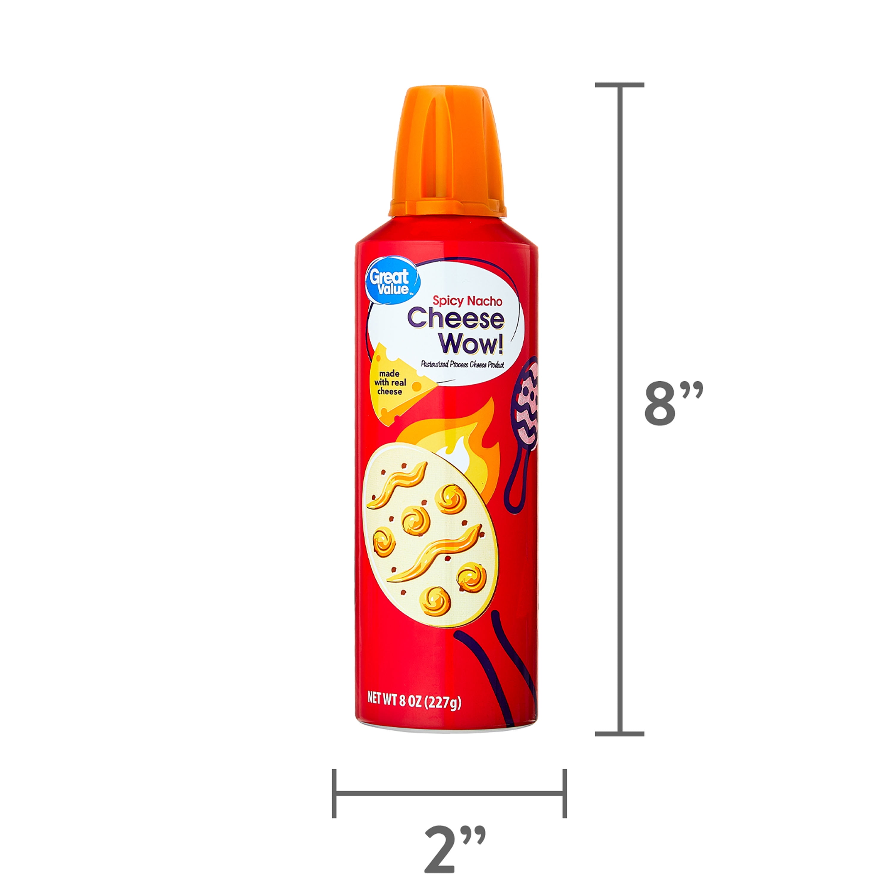Great Value Spicy Nacho Cheese Wow!, 8 oz
