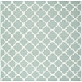 thumbnail image 6 of SAFAVIEH Dhurrie Ulysses Geometric Moroccan Wool Area Rug, Blue/Ivory, 6' x 9', 6 of 10