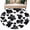 Black, variant on Large Round Rug 8Ft Washable Non-Slip, Cow Printed Circle Area Rugs for Living Room Bedroom, Farmhouse Black White Animals Textured Indoor Floor Mats Carpet Runner for Home Decor
