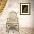 thumbnail image 3 of Marie Victoire Lemoine 20x23 Gold Ornate Framed and Double Matted Museum Art Print Titled - Portrait of a Boy, in a Black Hat, Leaning on a Portfolio, 3 of 4