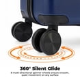thumbnail image 5 of Alvantor 20-28 inch Luggage, Expandable Hardside Suitcase with Spinner Wheels, Blue,Black, 5 of 7