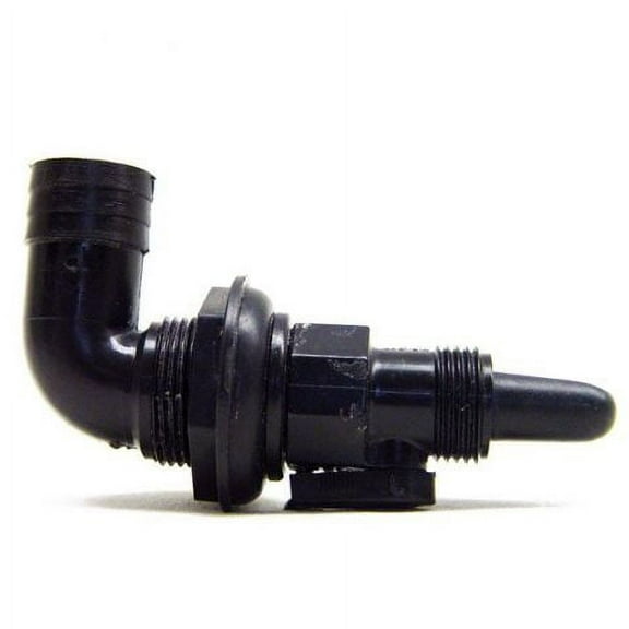 TH Marine 1 1/8 Inch 90 Degree Plastic Boat Livewell Aerator