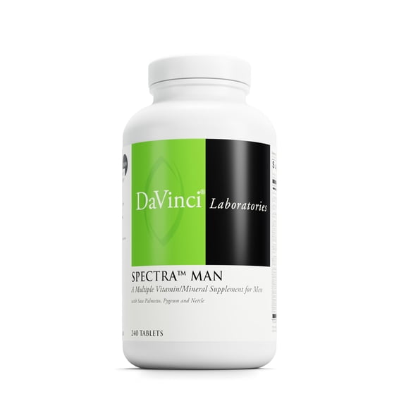 DaVinci Labs Spectra Man - Multivitamin to Support Immune System & Prostate Health - 240 Tablets