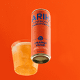 thumbnail image 4 of ARIH Postbiotic Energy Drink, Zero Sugar Clean Energy Drink with 100mg Natural Caffeine, Orange Hour, 12 fl oz, 4 Pack, 4 of 7