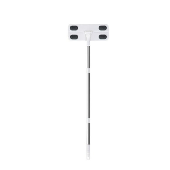 Electrostatic Sweeping & Mopping Kit Reusable Microfiber Pads 360° Pivot for Floors & Baseboards Lightweight Aluminum Handle Safe for Finished Hardwood & Tile