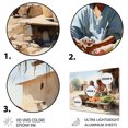 thumbnail image 3 of Designart "Market Scene with an African Woman I" Fashion Woman Metal Wall Decor, 3 of 5