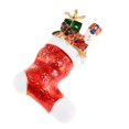 thumbnail image 1 of Broche Alfiler de Mujer con Artificiales Modelo de Botas de //Carro de Navidad Boote jinwen Broche de Navidad, 1 of 8