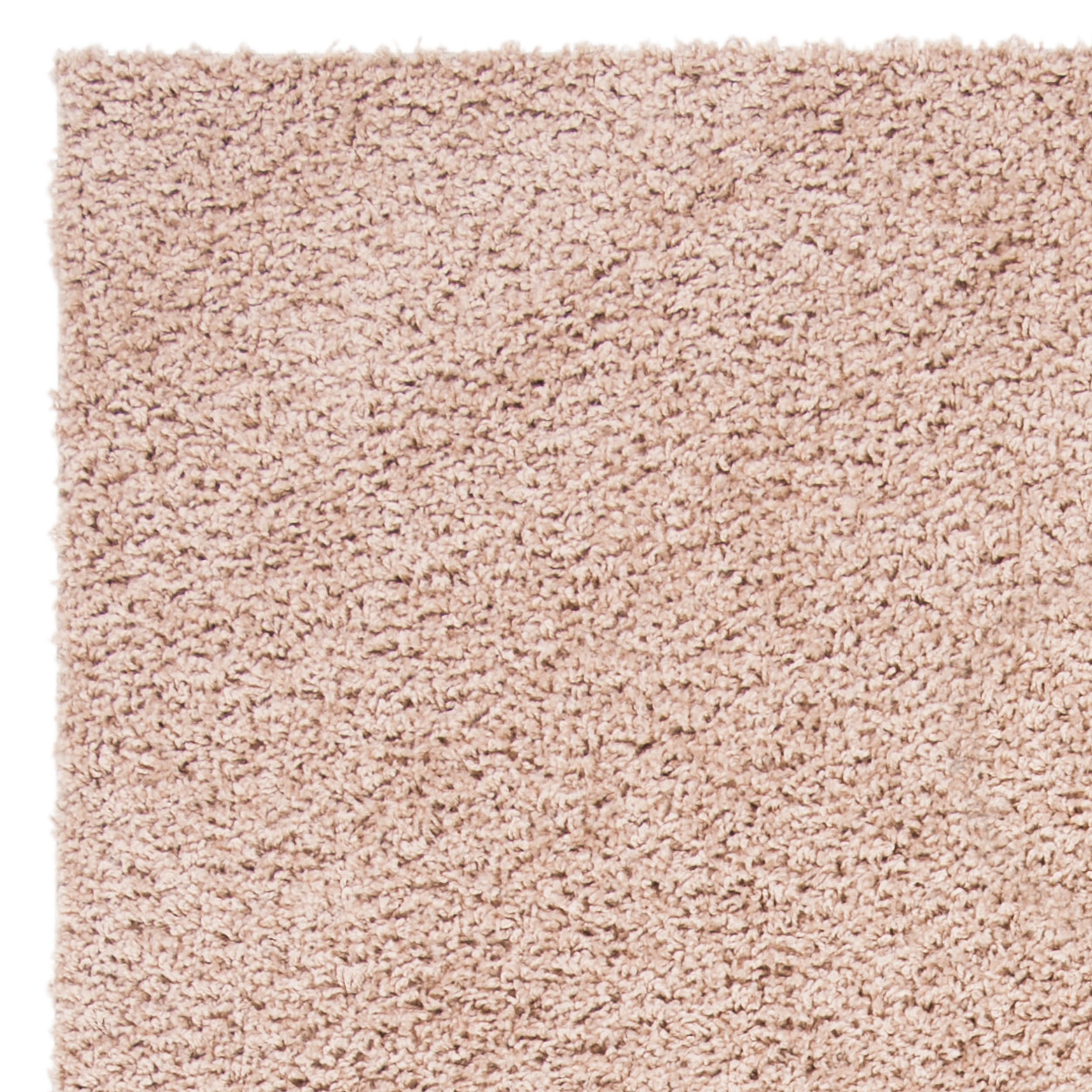 SAFAVIEH Primo Mason Solid Plush Shag Runner Rug, Beige, 2'2" x 8'