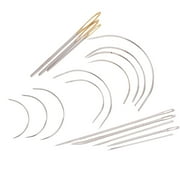 17Pcs Leather Sewing Kits Heavy Duty Upholstery Sewing Curved Straight for DIY Upholstery, Leather, Canvas Repair