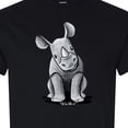 thumbnail image 4 of Inktastic Curious Rhinos T-Shirt, 4 of 5