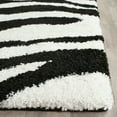 thumbnail image 4 of SAFAVIEH Florida Eleanor Animal Stripes Area Rug, Ivory/Black, 8' x 10', 4 of 7