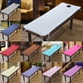 thumbnail image 3 of mmirethe Non-slip Massage Table Sheet Cover with Elastic Band 190x80cm White, 3 of 9