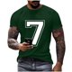 thumbnail image 2 of Tops para hombre, blusas y camisas de cuello redondo y manga corta para hombre, blusas estampadas de moda para hombre, jersey de cuello redondo y manga corta, blusa de poliéster para hombre., 2 of 6