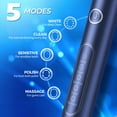 thumbnail image 4 of Electric Toothbrush, Rechargeable Electric Toothbrush for Adults Last 60 Days, 40000 Vpm Deep Clean, 5 Modes, 2 Min Timer, IPX7 Waterproof Sonic Toothbrush, Travel Toothbrush, Gifts, 4 of 9