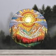 thumbnail image 3 of Lotusprinthandmade Colorful Sunrise Custom Shape Window Hanging Acrylic Ornament With Acrylic Charm (10in), Colorful Sunrise Window Hanging, 3 of 5
