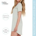 thumbnail image 4 of Hello Mello Let Me Sleep Lounge Sleepshirt V-Neck Short Sleeve Sleepwear, Bed Before 9pm Large/X-Large (Women's), 4 of 8