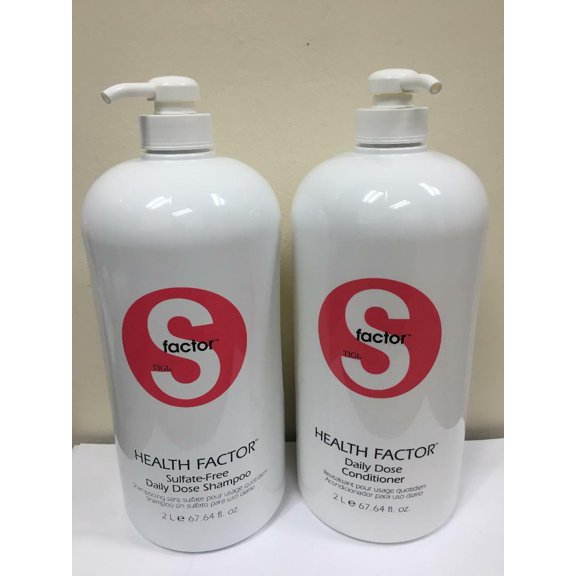 TIGI S FACTOR HEALTH FACTOR DAILY DOSE SHAMPOO AND CONDITIONER 67.64OZ (WITH PUMPS)