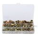 thumbnail image 2 of 160 piezas/caja de tuercas remachables de acero al carbono con revestimiento de zinc mixto, tuercas remachables roscadas m3/4/5/6/8/10, 2 of 14