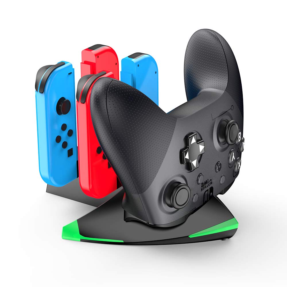 Controller Charger for Nintendo Switch, 5 in 1 Charging Dock Station