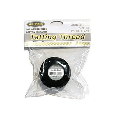 Sullivans Tatting Thread Black (100 yards)