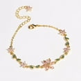 thumbnail image 1 of Pulsera pétalo flor exquisita, joyería moda personalizada., 1 of 6