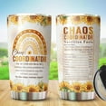 thumbnail image 2 of Gifts for Boss - Chaos Coordinator Tumbler - Gifts for Mom, Teacher On Christmas - Chaos Coordinator Gifts - Gifts for Administrative Professional Day - Gifts for Women - Tumbler 20 Oz, 2 of 6