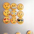 thumbnail image 3 of Mixed 5 Pcs Cartoon emoji Glass Cabochon Magnetic Stickers Cute EmojiPattern Dome （Random colo）, 3 of 6