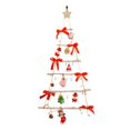 thumbnail image 1 of Christmas Tree Wooden Wall Hanging Christmas Tree Wood Color Christmas Decorations, 1 of 4