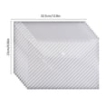 thumbnail image 3 of weibbin A4 Clear File Folder Plastic Document Pouch for Office Exam Papers ID Card Holder 12.8x9.06in, 3 of 6