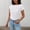 White, variant on Vivianyn HD Women's Draped Asymmetrical Neck Tops, Short Sleeve Casual Blouses for Spring,White,Size XS-L