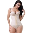 thumbnail image 3 of 25 Faja Reductora Huesos Acero Transpirable Latex Tummy Wrap para Fiesta (Piel M), 3 of 8