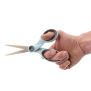 Westcott 7 Titanium Bonded Sewing Scissors, Adjustable Glide, Micro-Tip, Light Blue, 1-Count