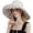 Beige, variant on PIKADINGNIS Women's Wide Brim Summer Sun Outdoor UV Protection Beach Hat Ponytail Hole Design Bucket Cap