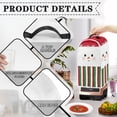 thumbnail image 4 of HELLHERO Christmas Snowman Decorations Food Processor Cover Polyester for Home Kitchen Indoor Friends, 4 of 6