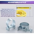 thumbnail image 3 of Hose Clamp Set Galvanized Steel Adjustable Clamp Size, Easy To Use For Pipes 8-18Mm Industrial And Commercial Use Durable Design, 3 of 5