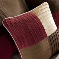 thumbnail image 3 of Madison Park Jackson Blocks 7 Piece Comforter Set, California King, Red, 3 of 5