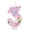 A003- Style C, variant on Unicorn Glitter Number Birthday Candle - Sparkly Cartoon Design with Colorful Sprinkles, Safe for Kids - Perfect for Birthday Parties, Cake Decorations, Anniversary Celebrations