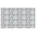 thumbnail image 4 of Floral Ceramic Toothbrush Holder, Abstract Design Lace Background Victorian Inspired Image Vintage Soft Colors, Decorative Versatile Countertop for Bathroom, 4.5" X 2.7", Grey Seafoam Tan, 4 of 4