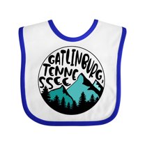 Inktastic Gatlinburg, Tennessee- Mountains Boys or Girls Baby Bib