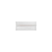 LUX #10 Square Flap Envelopes (4 1/8 x 9 1/2) 50/Pack Clear Translucent (4860-00-50)