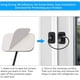 thumbnail image 5 of 2 cerraduras de refrigerador para niños, bloqueo de puerta de refrigerador, armario, ventana con 4 llaves, cerradura de cable adhesiva fuerte para puertas de bebé, puertas correderas, cajones . Levamdar  WLJ-3076, 5 of 5