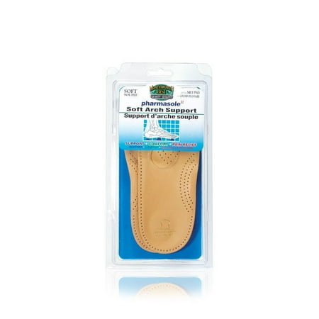 Moneysworth & Best PharmaSole 3/4 Leather Orthotic Soft Arch Support