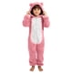 thumbnail image 5 of Mono de manga larga con capucha para niñas, pijama informal de invierno cálido, ropa de dormir para mujer, pantalones de terciopelo ártico de doble cara, 5 of 6